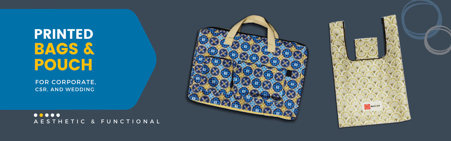 Souvenir Tas Seminar dan Tas Belanja Lipat Custom Printing